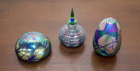 Signed Art Glass Pieces