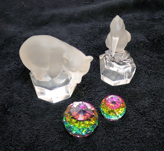 Lalique and Swarovski Items