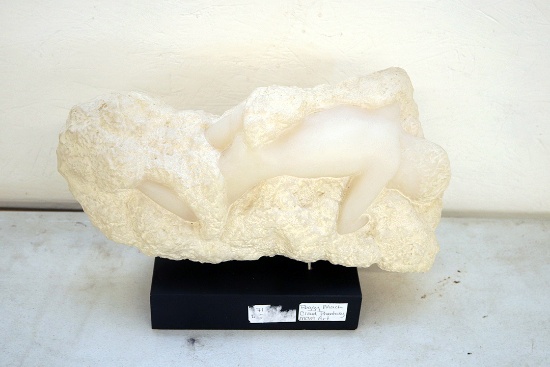 Peggy Mach Alabaster Carving