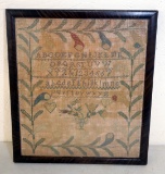 Antique Needlepoint Sampler