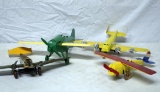 (4) Metal Airplanes