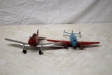 (2) Metal Airplanes