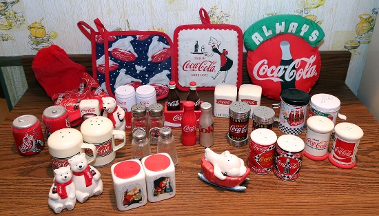 Coca-Cola Salt & Pepper Shakers