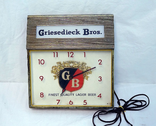 Griesedieck Bros. Clock