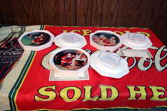 Coca-Cola Flag & Plates