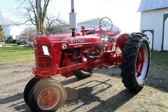 INTERNATIONAL FARMALL NARROW FRONT SUPER H GAS TRACTOR NEW RUBBER THROUGH OUT AND NEW PAINT JOB  NO