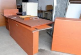 Office Desks and File Cabinet