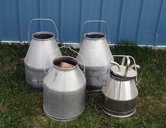 Stainless Steel Milk Cans, Vacuum Pump and more