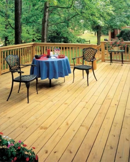 Treated Decking