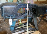 3' HEAVY DUTY JOHNSON HORIZONTAL BAND SAW ON CART, 110