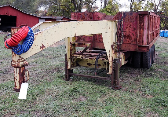 5TH WHEEL DUMP TRAILER