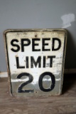 EMBOSSED ROAD SIGN
