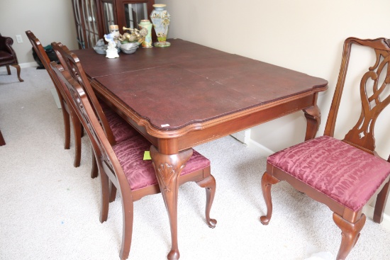 DINING TABLE AND CHAIRS