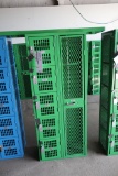 2-section Republic Steel Locker Unit