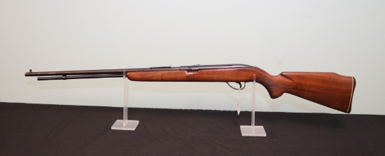 High Standard Sport King 22LR semi auto rifle w/ 21" barrel, missing push r