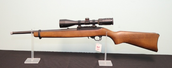 Ruger model 1022 22LR semi auto rifle w/ 1 magazine & threaded 16" barrel,