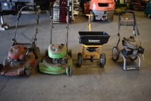 MOWERS, SPREADER, & PRESSURE WASHER
