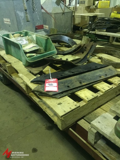 SKID OF ASSORTED TILLAGE PARTS