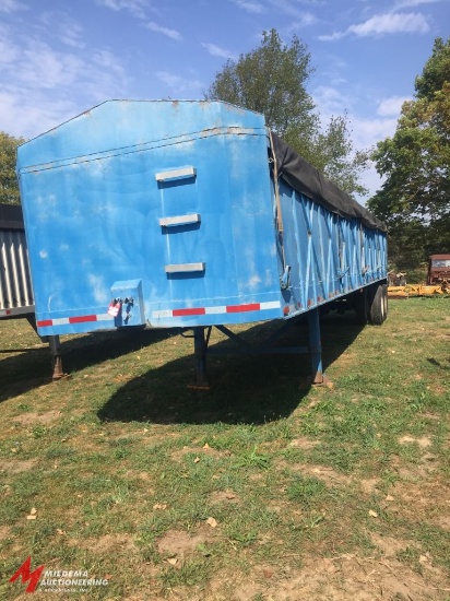 1983 MW TANDEM AXLE GRAIN TRAILER, 40', S/N 1M9V05127DA025980