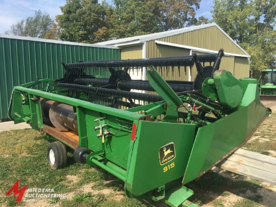 JOHN DEERE 915 GRAIN HEAD, S/N H00915F637089