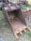 BACKHOE BUCKET WITH TEETH 24