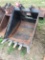 BACKHOE BUCKET WITH TEETH 30