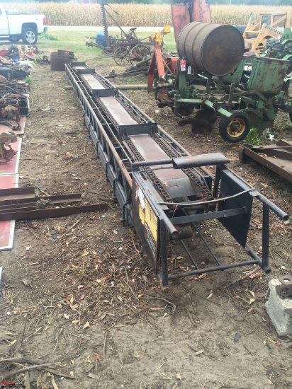 SHINGLE CONVEYOR, HYDRAULIC DRIVE, APPROX 29'