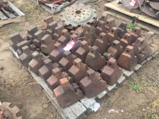 ASSORTED REAR PIE WEIGHTS