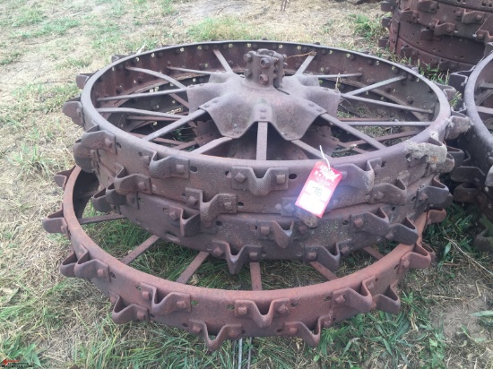 INTERNATIONAL 6" x 52" DIAMETER STEEL WHEELS (3)