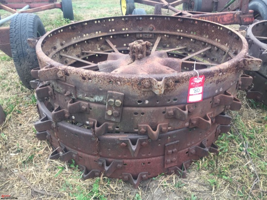 INTERNATIONAL 6" x 52: DIAMETER STEEL WHEELS (4)