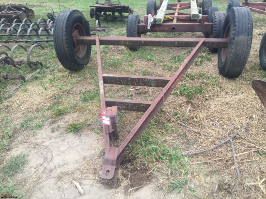 TRAILER AXLE WITH TRUCK TIRES