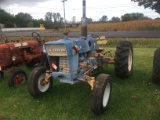 FORD 3400 INDUSTRIAL TRACTOR, GAS ENGINE, 3 PT PTO, NO TOP LINK, NO STARTER, MISSING SOME PARTS, NON