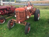 MCCORMICK FARMALL SUPER A TRACTOR, PTO, TURF TIRES, NON-RUNNING