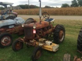 MCCORMICK FARMALL CUB TRACTOR WITH WOODS BELLY MOWER, NON-RUNNING