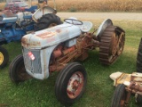 FORD FERGUSON TRACTOR, REAR STEEL TRACKS, HAS ROADLESS TRACTION LTD STEEL TRACK SET UP, NON-RUNNING