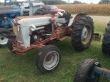 FORD 860 TRACTOR, DIESEL, 3 PT PTO, RUNS AND DRIVES, YORK RAKE NOT INCLUDED