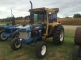FORD 6610 TRACTOR, WITH CAB 3 PT PTO, NO TOP LINK, (1) HYDRAULIC REMOTE, RUNS