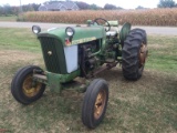 JOHN DEERE 1010 TRACTOR, GAS ENGINE, 3 PT PTO, NO TOP LINK, (1) HYDRAULIC REMOTE, RUNS AND DRIVES