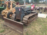 JOHN DEERE 430 CRAWLER TRACTOR WITH BLADE, RUNS AND MOVES