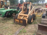 JOHN DEERE 675 RUBBER TIRE SKIDSTEER, 4 CYLINDER DIESEL, HAD RUNNING, LOST FUEL, CURRENTLY NON-RUNNI