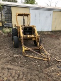 MASSEY FERGUSON 50C LOADER TRACTOR WITH BOOM [HOLDING FOR REMOVAL UNTIL 7 PM]