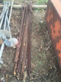 ASSORTED FENCE POSTS, APPROX 7