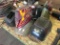 ASSORTED WELDING AND TORCH HELMETS