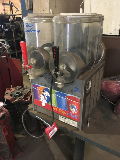 UGOLINI SIT SIP CHILL 2-HEAD SLUSHIE MACHINE