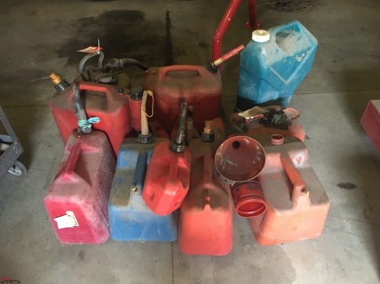 ASSORTED GAS CANS