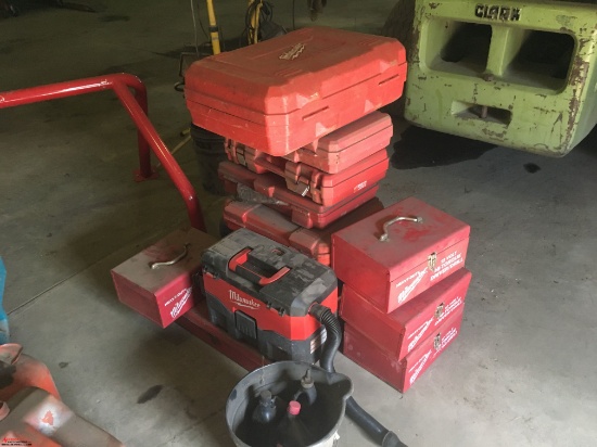 ASSORTED EMPTY TOOL CASES