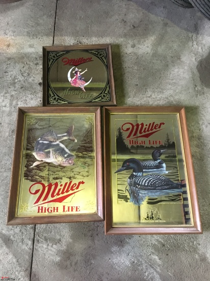 MILLER HIGH LIFE SIGNS (3)