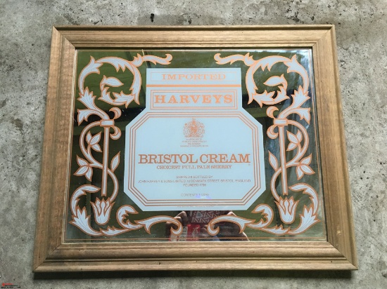 HARVEYS BRISTOL CREAM SIGN