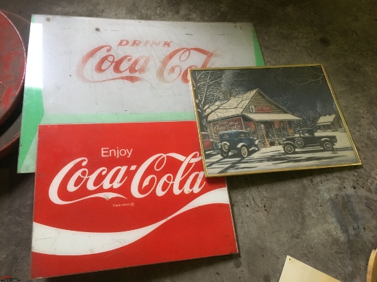 COCA-COLA SIGNS (3)