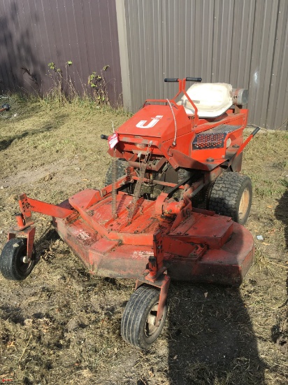 DEINES D-1860T FRONT MOUNT MOWER, GAS POWERED, 60" DECK, RUNS AND CUTS